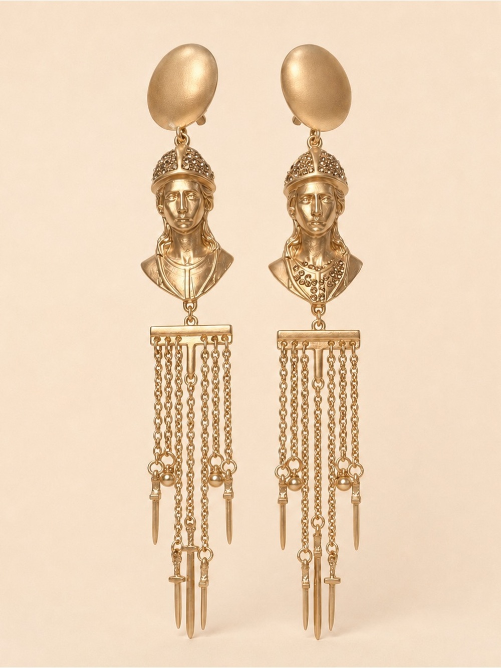 Joan of Arc Sword Earrings (KFITZ)